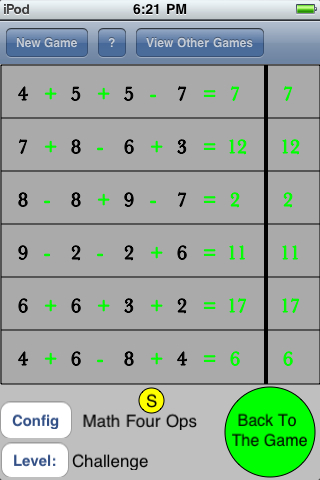 MathFourOps - solution