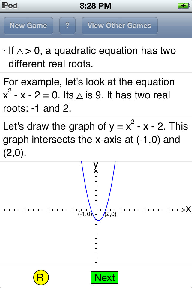 discriminant > 0