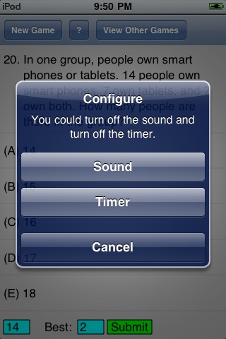 Configure
