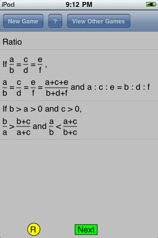 ratio